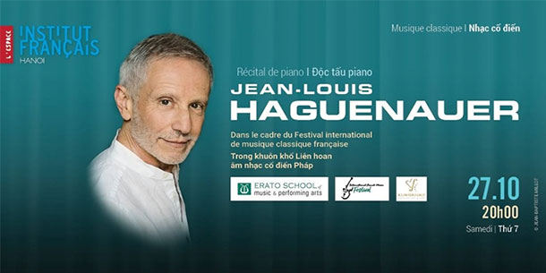 Độc tấu piano Récital de piano Jean Louis Haguenauer