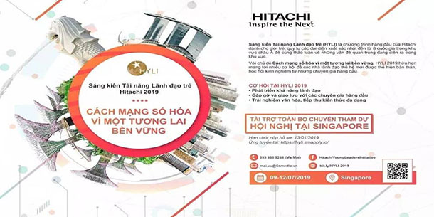 Chương Trình Sáng Kiến Tài Năng Lãnh Đạo Trẻ Hitachi 2019 Dành Cho Sinh Viên Việt Nam (Tài Trợ Toàn Phần)