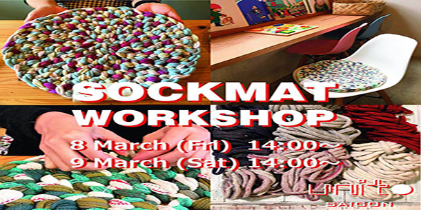 Sockmat Workshop - Workshop hướng dẫn dệt thảm bông nghệ thuật