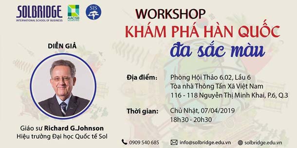 Workshop: Khám Phá Hàn Quốc Đa Sắc Màu 2019