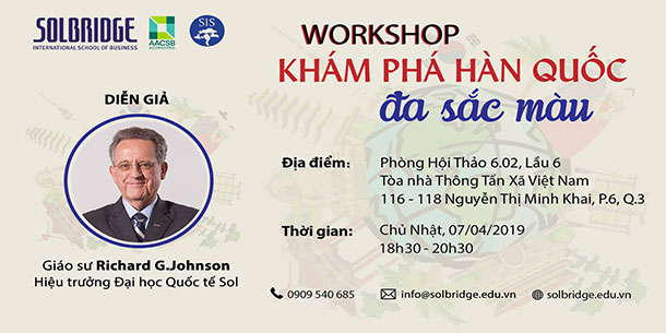 Workshop: Khám Phá Hàn Quốc Đa Sắc Màu 2019 
