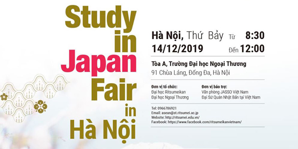 Hội thảo "Study in Japan Fair 2019" tại Hà Nội