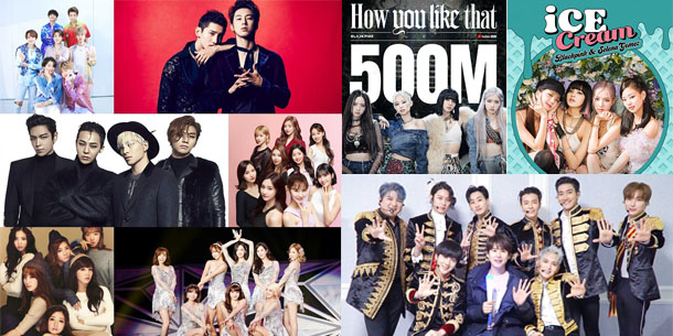 Những nhóm nhạc Kpop có độ nhận diện cao hoặc fandom mạnh do Knet bình chọn