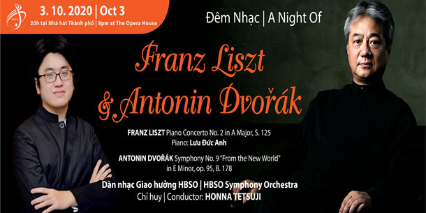 Đêm nhạc Franz Liszt và Antonin Dvorak