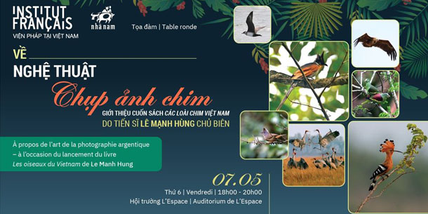 Tọa đàm về nghệ thuật chụp ảnh chim - giới thiệu cuốn sách Các loài chim Việt Nam