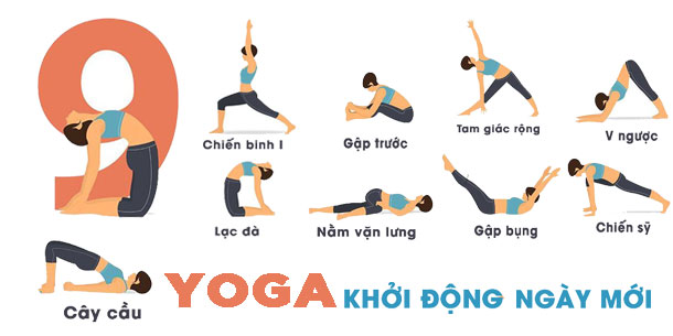 Top những động tác yoga giúp bạn giảm cân hiệu quả và có một ngày mới tràn đầy năng lượng.