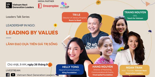 Webinar Leadership in NGO - Leading by values – Lãnh đạo dựa trên giá trị sống