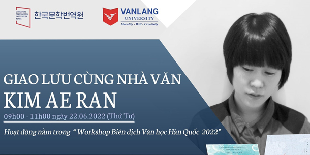 Chương trình giao lưu cùng Nhà văn Kim Ae Ran tại trường Đại học Văn Lang TP. Hồ Chí Minh 