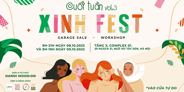 Cuối Tuần Vol.3: XINH FEST (Garage Sale x Workshop)