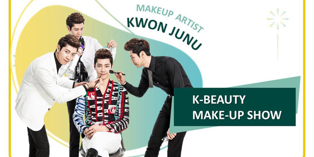 Đăng ký tham gia K-BEAUTY Makeup Show để được "phù thủy" makeup Kwon Junu chia sẻ bí mật làm đẹp Hàn Quốc và có cơ hội trải nghiệm trực tiếp & hóa thân thành idol K-Pop