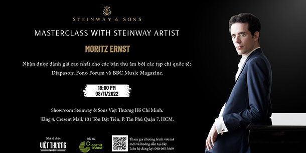 Talkshow Masterclass with Steinway artist Moritz ernst