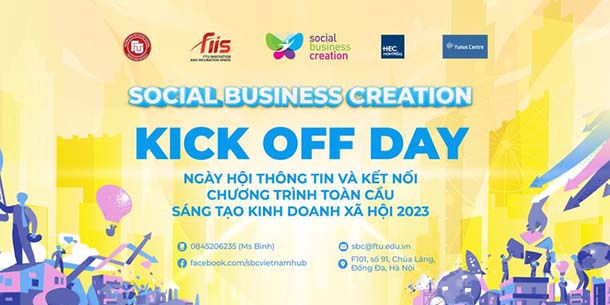 Ngày hội thông tin chương trình toàn cầu về Sáng tạo kinh doanh xã hội 2023 - Social Business Creation Kick Off Day 2023