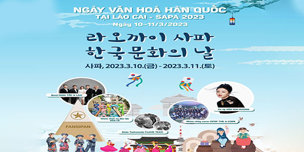 Lễ hội ngày văn hóa Hàn Quốc tại Lào Cai – Sapa 2023