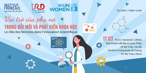 Toạ đàm với chủ đề - Vai trò của phụ nữ trong đổi mới và phát kiến khoa học