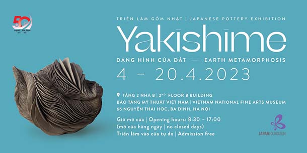 Triển lãm gốm Nhật - YAKISHIME - Dáng hình của Đất