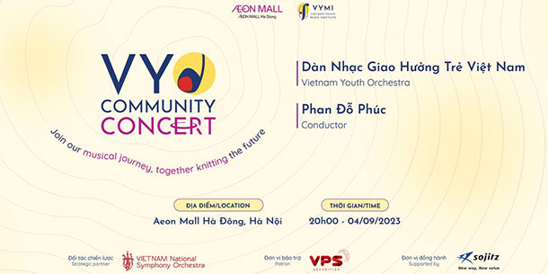 Hòa nhạc VYO Community Concert 2023: Join our musical journey, together knitting the future
