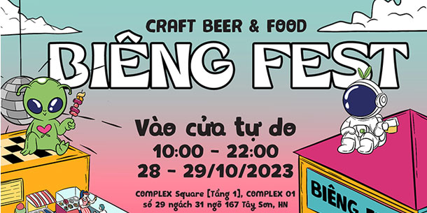 Lễ hội bia thủ công Biêng Fest