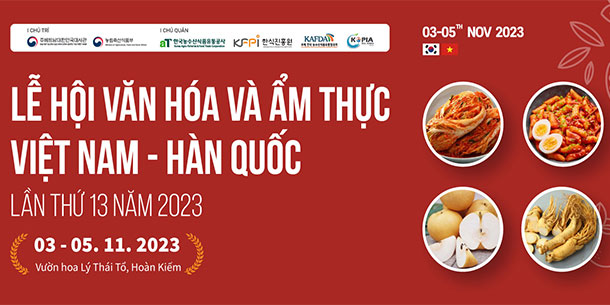 Lễ hội văn hóa ẩm thực Việt Nam - Hàn Quốc