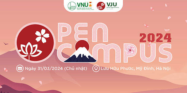 VJU Open Campus 2024: Ngày hội tìm hiểu về trường Đại học Việt Nhật