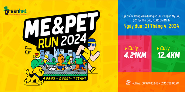 HOT giải chạy THÚ CƯNG ME&PET RUN 2024