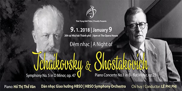 Đêm nhạc Tchaikovsky và Shostakovich