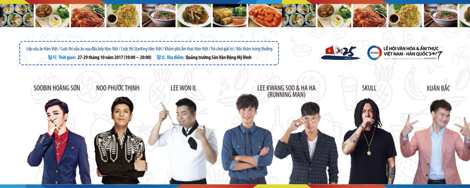 Lễ hội văn hóa ẩm thực Việt Hàn 2017