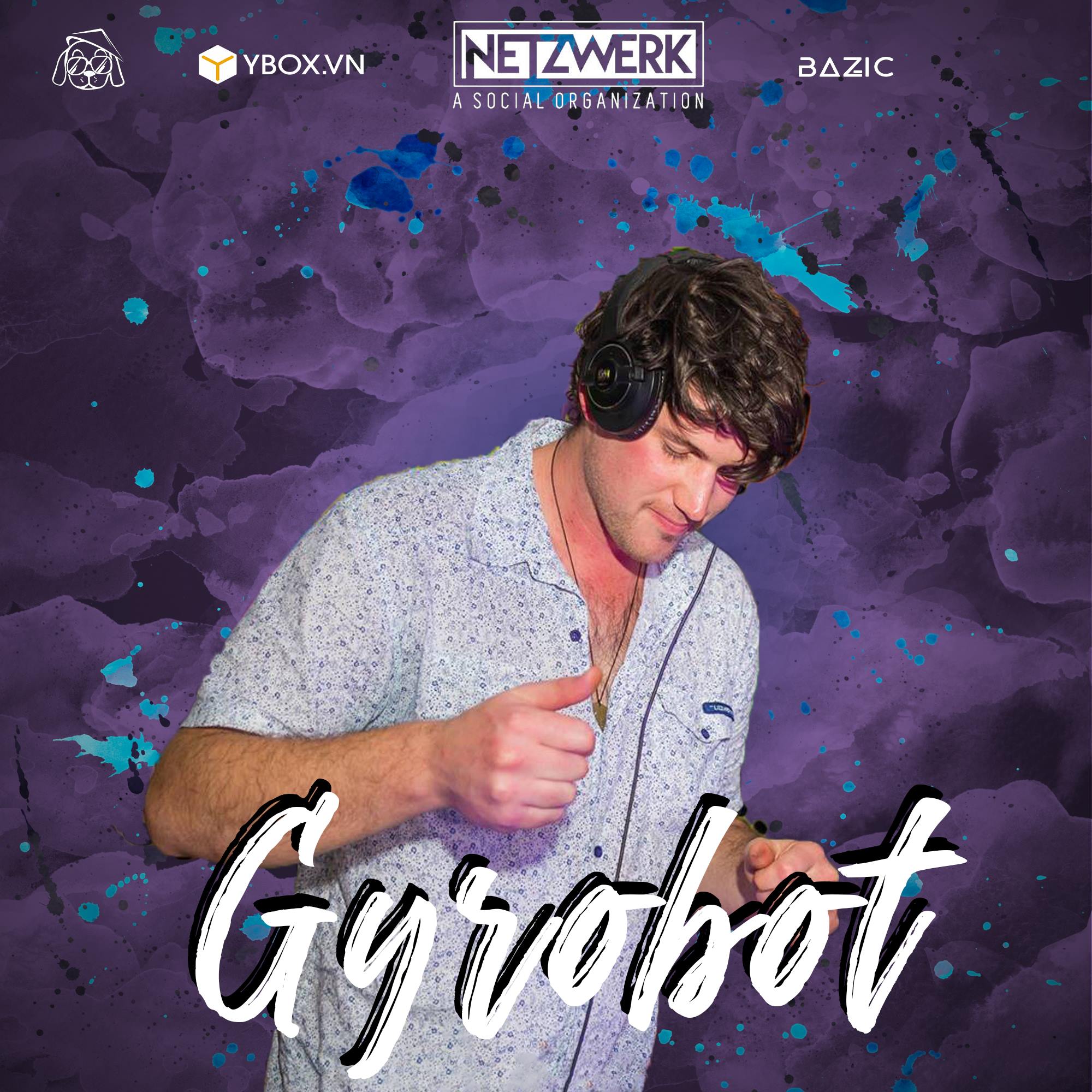 Sinh ra và lớn lên trong nền âm nhạc Underground, DJ Gyrobot đã có một niềm đam mê với Techno, Trance, Minimal, Deep/Tech House và Swing. Gyrobot đã tham gia một số lễ hội âm nhạc ở khu vực Nam Mỹ như: Groovy......... và đặc biệt Mozamboogy trong 4 năm liên tiếp. Anh đã đến Châu Á khi tham dự Quest Festival trong 2 năm liên tiếp và rất nhiều những lễ hội khác như Gingerwork, Venture North và ở một số những bar club tại HN và Thái Lan. Gyrobot đã bắt đầu con đường âm nhạc với Psy Trance với Odyssey Tribe và Liquid Hive. Tất cả đều đã, đang và sẽ nhận được những sự đón nhận nồng nhiệt từ những tín đồ âm nhạc!