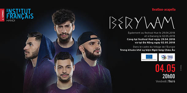 Nghe beatbox CỰC CHẤT với buổi hòa nhạc miễn phí của Berywam tại Hà Nội