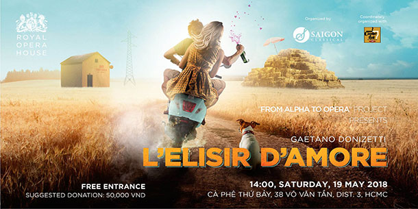 Sự Kiện Chiếu Vở Nhạc Kịch Hài L'Elisir D'Amore (Donizetti) 2018
