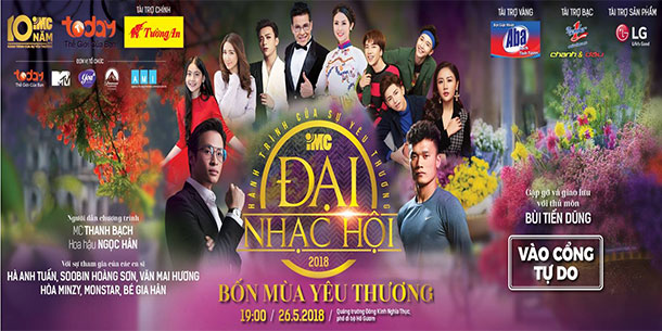 Đại nhạc hội IMC: "Bốn mùa Yêu thương” - mừng sinh nhật 10 năm IMC-TodayTV 