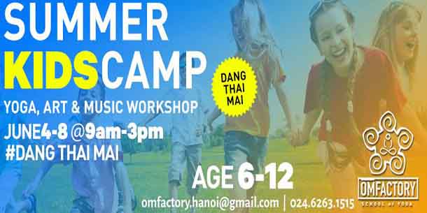 TRẠI HÈ YOGA TRẢI NGHIỆM CHO BÉ - SUMMER KID CAMP 2018