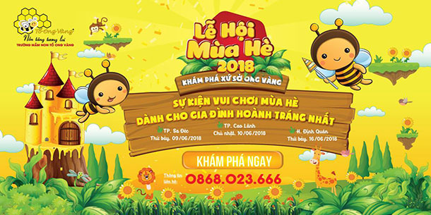 Vui chơi cùng con yêu tại LỄ HỘI MÙA HÈ 2018