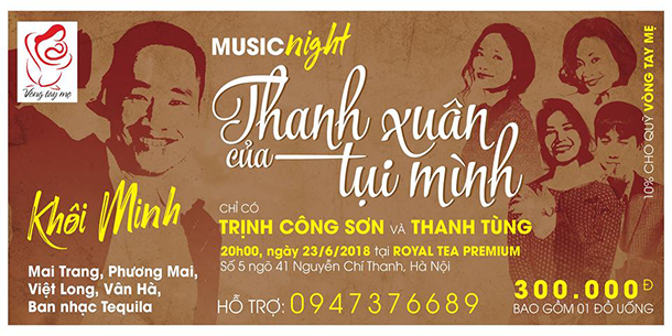 Đêm Nhạc Trịnh Công Sơn Và Thanh Tùng "Thanh Xuân Của Tụi Mình" 2018
