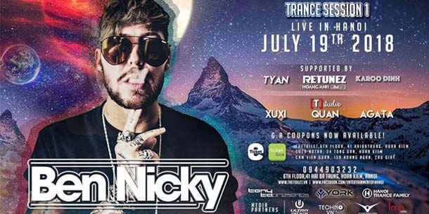 Đại tiệc âm nhạc "Trance Session 1: BEN NICKY"