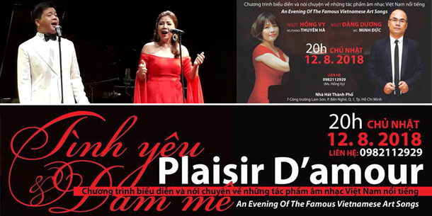 Đêm nhạc: "Tình yêu & Đam mê - Plaisir D’amour"