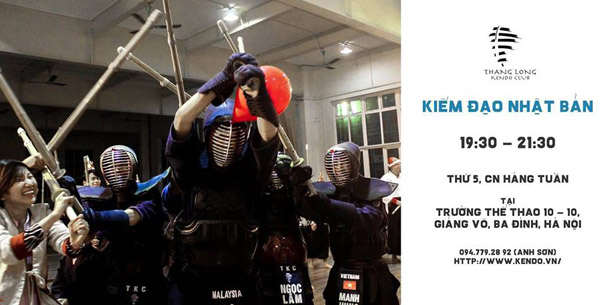 Cơ hội học Kiếm Đạo Nhật Bản - KENDO tại Hà Nội