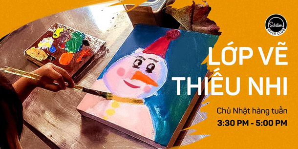 LỚP VẼ THIẾU NHI CUỐI TUẦN - THÁNG 8 & THÁNG 9