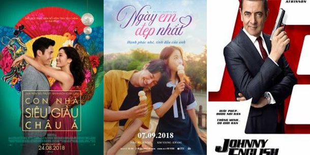 Phim chiếu rạp tháng 09 ngập tràn sắc màu tình yêu cùng Con nhà siêu giàu châu Á, kế hoạch đổi chồng !!!