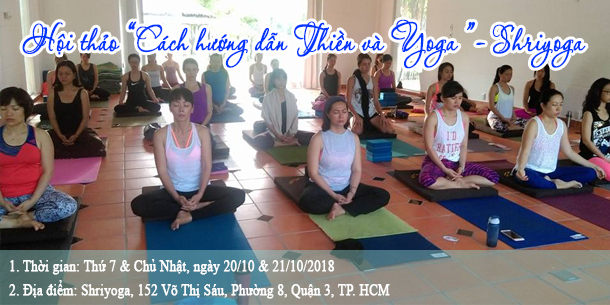 HỘI THẢO CÁCH HƯỚNG DẪN THIỀN VÀ YOGA