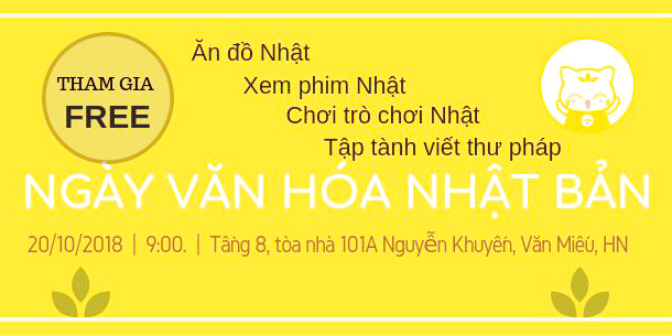Ngày hội văn hóa Nhật Bản - 20/10/2018
