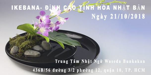 Event Dạy Cắm Hoa: Ikebana - Đỉnh Cao Tinh Hoa Nhật Bản