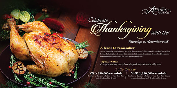  Đón mừng ngày Lễ Tạ Ơn cùng Lotte Legend Hotel