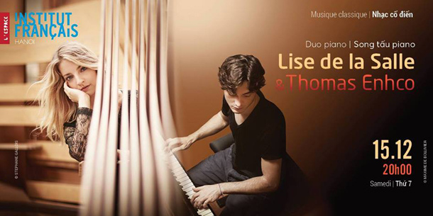 Song tấu piano Lise de la Salle và Thomas Enhco ngày 15.12.2018