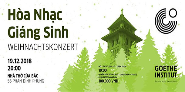 Hòa nhạc Giáng sinh 2018 của Viện Goethe