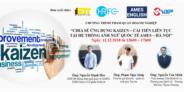 Hội thảo Ứng dụng Kaizen - Cải tiến liên tục trong công tác Quản trị doanh nghiệp