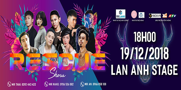 Đêm Nhạc Giải Cứu - THE RESCUE SHOW Với Sự Tham Gia Của Dàn Nghệ Sĩ Trẻ Hàng Đầu VPOP