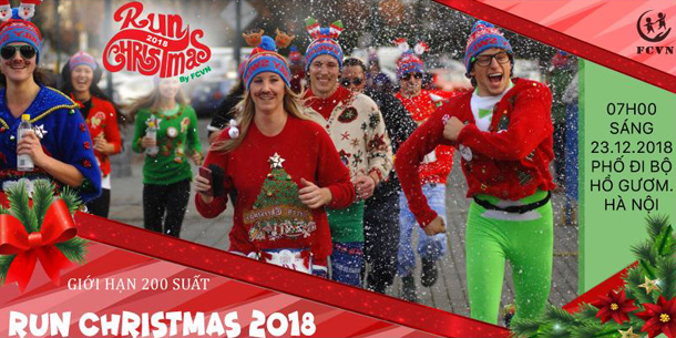 Sự kiện chạy bộ RUN Christmas 2018 by FCVN