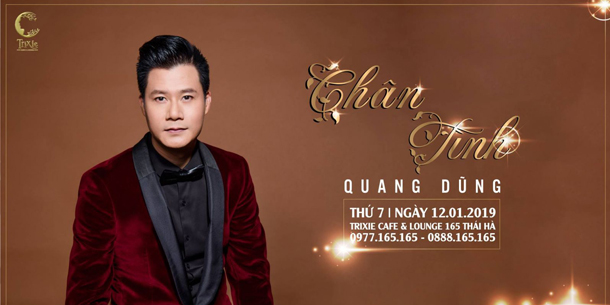 Minishow Quang Dũng tại Hà Nội ngày 12.01.2019