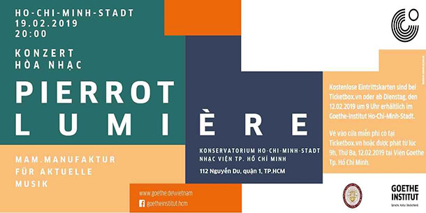 Hòa Nhạc “Pierrot Lumière” với MAM.manufaktur für aktuelle musik