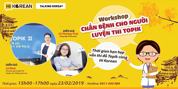 Workshop Chẩn bệnh cho người luyện thi TOPIK
